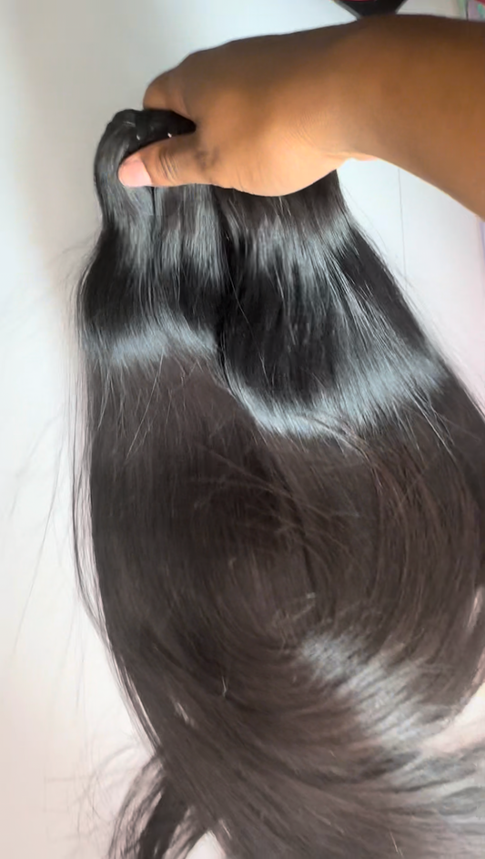Raw Indian Straight Bundles